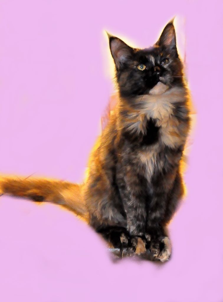 Maine Coon - Nina De l' Love coon's cave